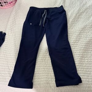 Figs navy scrub pants